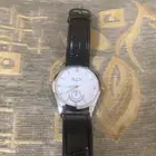 ساعة ريكس جلد أسود للبيع