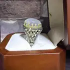 خاتم حجر عقيق يماني م شج ر طبيعي