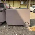 عربة بطاطس خشبيه