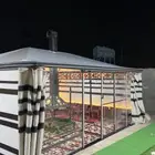 بيوت الشعر المطورة على هيكل حديد