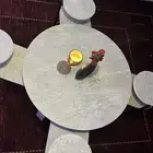 طاوله مع خدمات 4   طاولة شاشه طقم