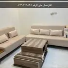 كنب L وطاوله
