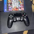 سوني 4للبيع ب 500  مع جميع ملحقاتها جهاز نظيف وشغال