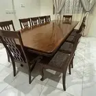 طاوله طعام 12 كرسي