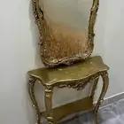 اثاث طاوله ومرايه ايطاليه