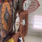 ثلاث قطع كنب نظيف ( صاله او جلسه ) واضح ف الصوره