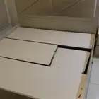 سرير نفرين مفكوك جاهز للبيع الخشبه الي ف النص مكسوره ب 100