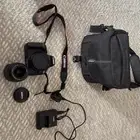 كاميرا وعدسه canon eos 4000D