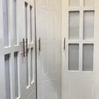 دولاب خشب ابيض زاوية