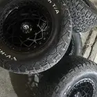 جنوط فيول وكفرات نص حجري مقاس 285 70 17