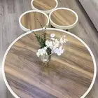 طاولة قهوة مع 3 طاولات خدمة