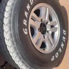 جنوط لكزز الحميد شفه عريض وكفرات دنلوب الأصلي