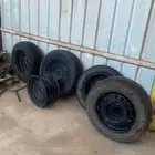كفرات مع جنوط تركب على اكثر المواتر الشباب