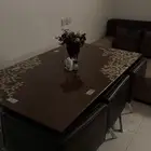 طاوله طعام مع 6كراسي بيع مستعجل