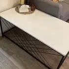 طاولة ضيافه كبيره و 2 خدمه