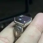 خاتم عقيق بنفسجي صياغة البركة