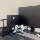 بكج سوني 4 وشاشه جديده ( بينكيو)سماعه آسترو 10   ويد جديده