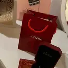 طقم قلادة وحلق ماركة كارتير مع الملحقات 250 الأصلي