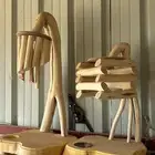 اعمده اناره خشب طبيعي