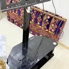 طاولة تلفزيون وطاوله دائره ارجل حديد