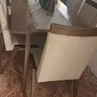 طاوله طعام هوم سنتر مع 6 كراسي اخت الجديده