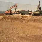 بوكلين شيول ترلات للحفر والدفان ونقل المخلفات البناء