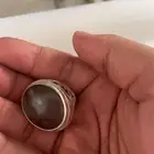 خاتم فضه عقيق يمني ونقشه حقت الفضه سليماني ول ختم شوي ثقيل