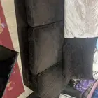 ركن كنب حرف ال اللون بني محروق