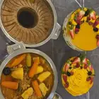 فطور دوامات واكلات وحلويات