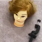 مانيكان رأس شعر طبيعي للبيع 150 ريال مع الستاند