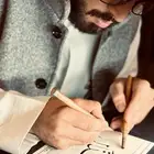خطاط ورسام متمكن