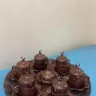 طقم كاسات قهوة نحاس