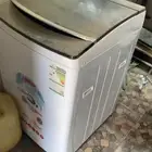 غسالة اتوماتيكية   بابين خشب