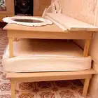 خشب سرير لايوجد اي عيوب جديد