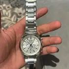 هذه ساعة سيكو كرونوغراف للرجال من الستانلس ستيل