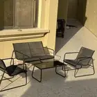 طقمين جلسات للبيع اللون اسود