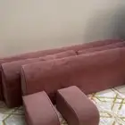 مساند ظهر حرف يو مع 2 تكايات نظيفه