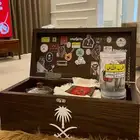 عزبة شاي خشبية