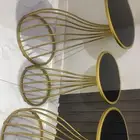 طاوله خشبيه   وطاولات خدمه ذهبي