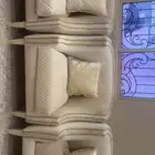 3 كراسي تصميم تركي وخشب تركي مع ضغط اسفنج عالي
