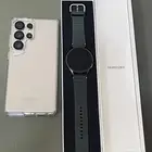 جوال جالكسي S25 الترا معه ساعة جلكسي 7 ( 44)مل