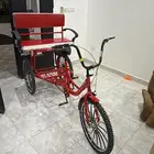 سيكل ثلاث كفرات مع مقعد خلفي