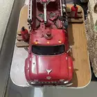مجسم بيت طين ومزرعة وسيارات (( بلاستيك ))
