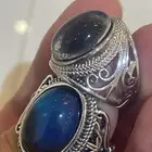 خاتم حجر المزاج Mood stone متغير الالوان