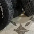 جنوط ريس 4 بكفراتها نضاف جدا 6 مسمار