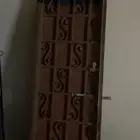 باب حديد الطول مترين و العرض 80 الموقع الزلفي