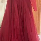 فستان عنابي