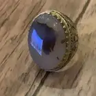 خاتم عقيق سماوي من بانكوك مضيء