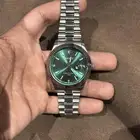 ساعة تيدور من عساف خضراء زمردية