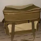شنطه رحلات الرمايه  الخامه شراع  الوزن  6.3كلج اللون بني